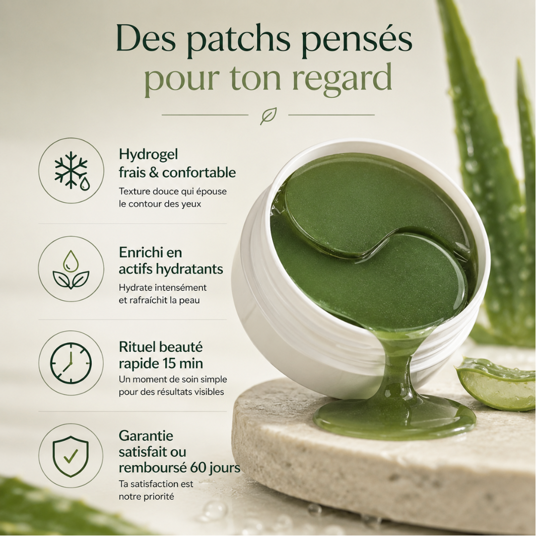 Ovea — Patchs hydrogel yeux pour atténuer cernes et poches