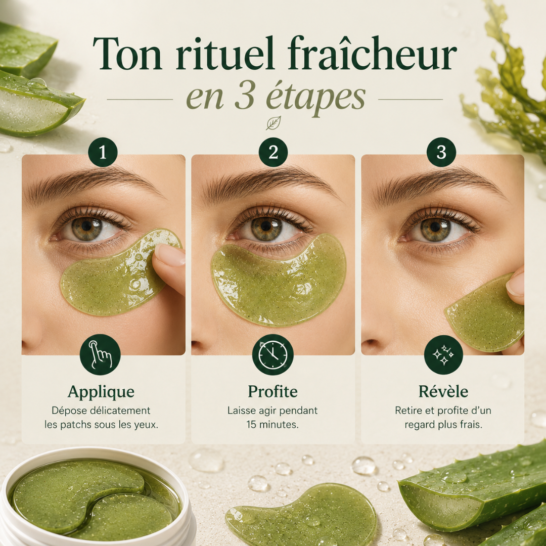 Ovea — Patchs hydrogel yeux pour atténuer cernes et poches